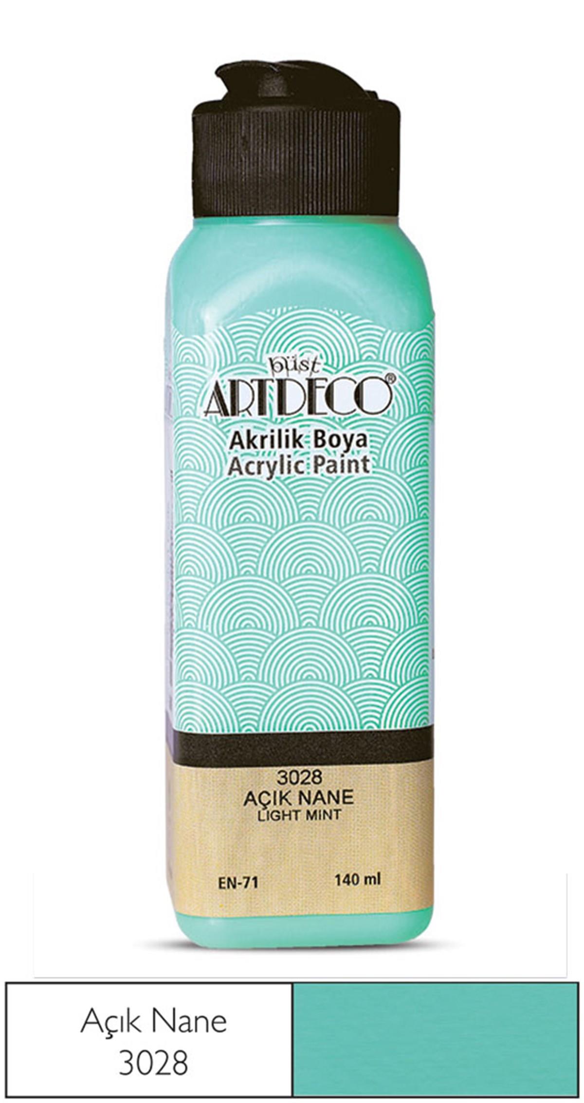 Artdeco Akrilik Boya, 140ml, Açık Nane 3028