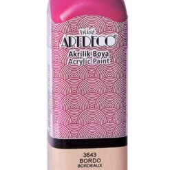 Artdeco Akrilik Boya, 140ml, Bordo 3643