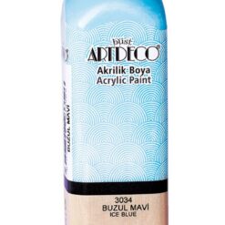 Artdeco Akrilik Boya, 140ml, Buzul Mavi 3034