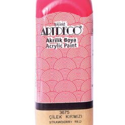 Artdeco Akrilik Boya, 140ml, Çilek Kırmızı 3675