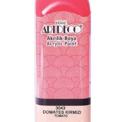 Artdeco Akrilik Boya, 140ml, Domates Kırmızı 3043