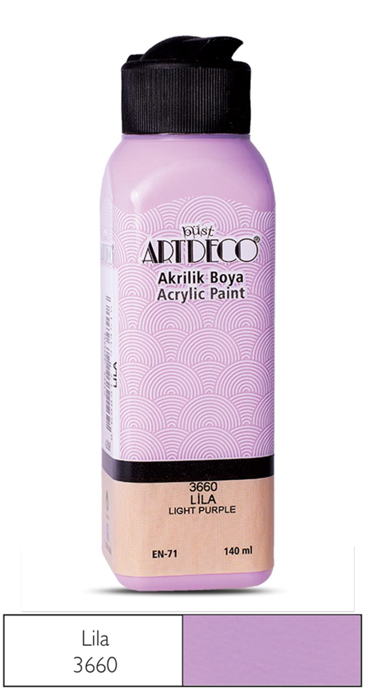 Artdeco Akrilik Boya, 140ml, Lila 3660