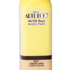 Artdeco Akrilik Boya, 140ml, Limon Sarı 3627