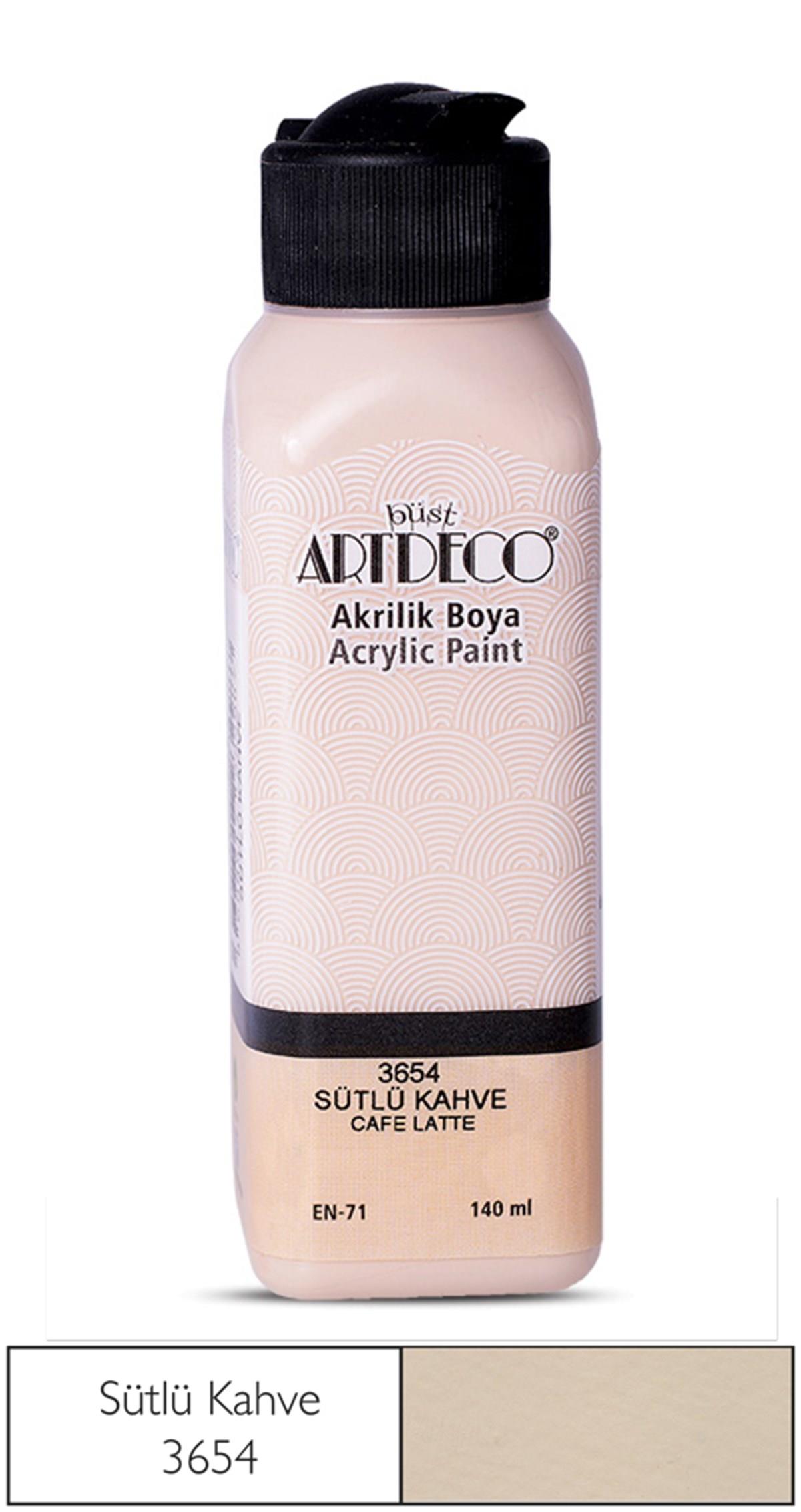 Artdeco Akrilik Boya, 140ml, Sütlü Kahve 3654