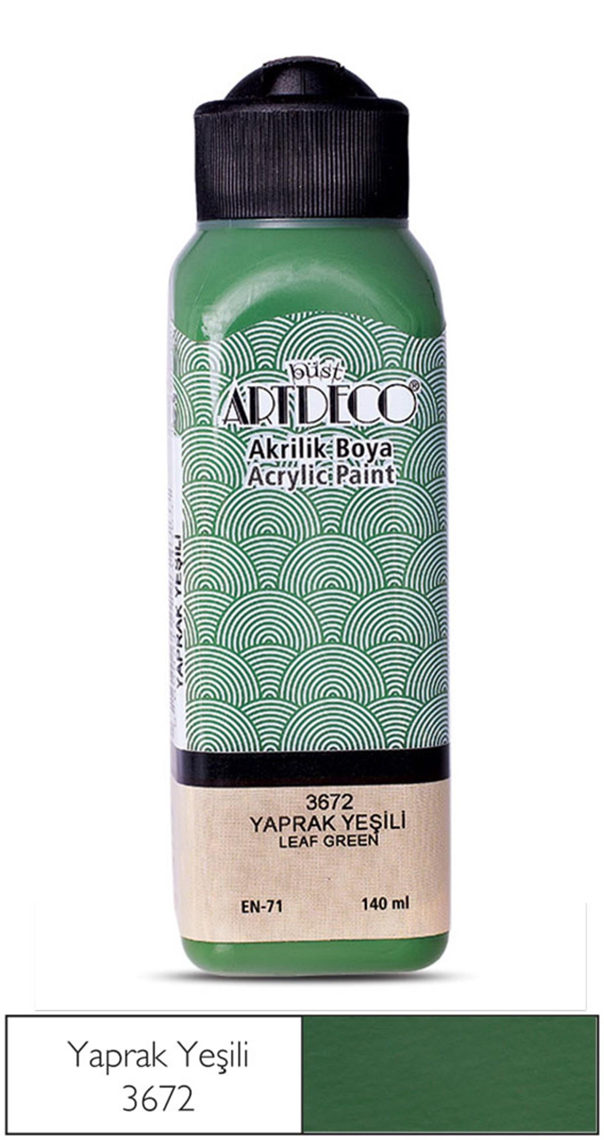 Artdeco Akrilik Boya, 140ml, Yaprak Yeşili 3672