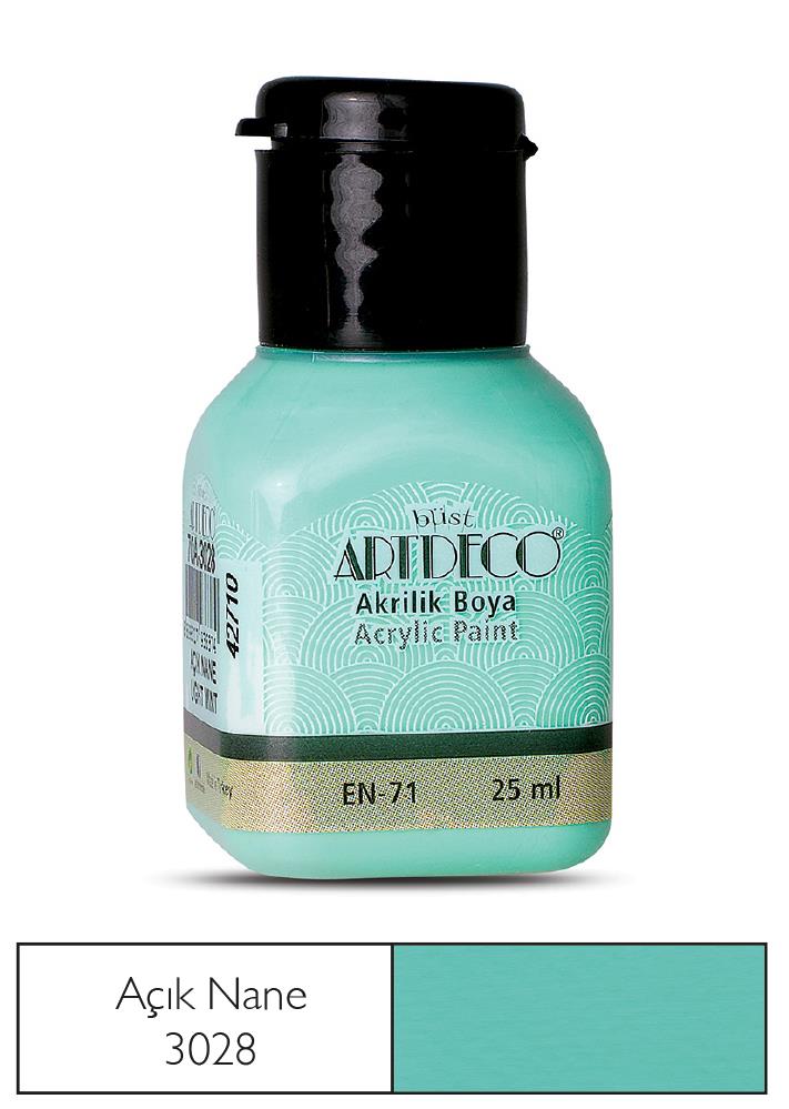 Artdeco Akrilik Boya, 25ml, Açık Nane 3028