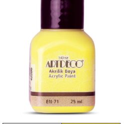 Artdeco Akrilik Boya, 25ml, Limon Sarı 3627