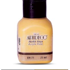 Artdeco Akrilik Boya, 25ml, Puslu Sarı 3030