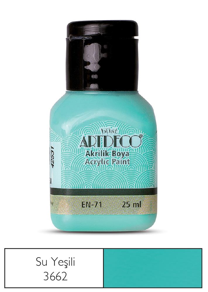 Artdeco Akrilik Boya, 25ml, Su Yeşili 3662