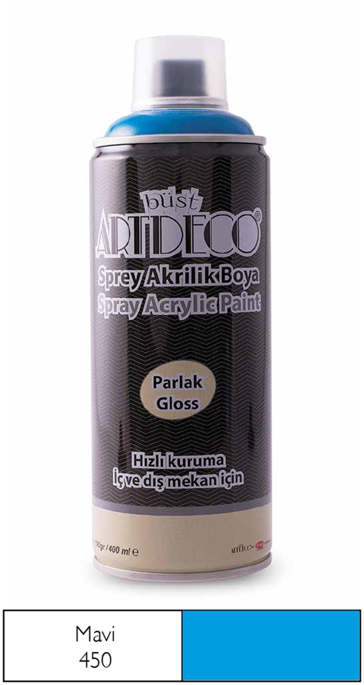 Artdeco Akrilik Sprey Boya, 400ml, Mavi 450