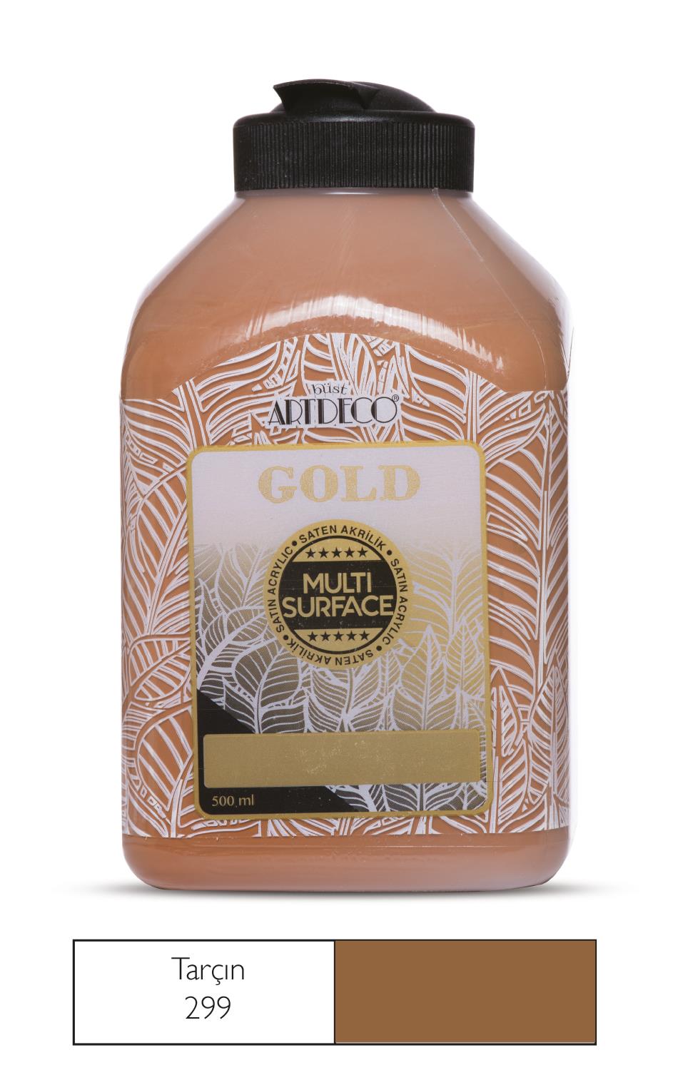 Artdeco Gold Multi-Surface Akrilik Boya, 500ml, Tarçın 299