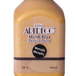Artdeco Metalik Akrilik Boya, 500ml, Altın 3721