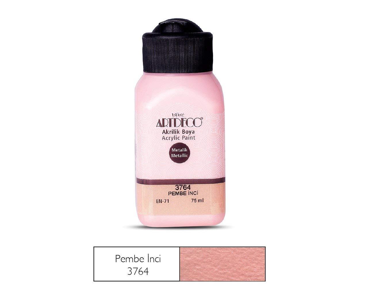 Artdeco Metalik Akrilik Boya, 75ml, Pembe İnci 3764