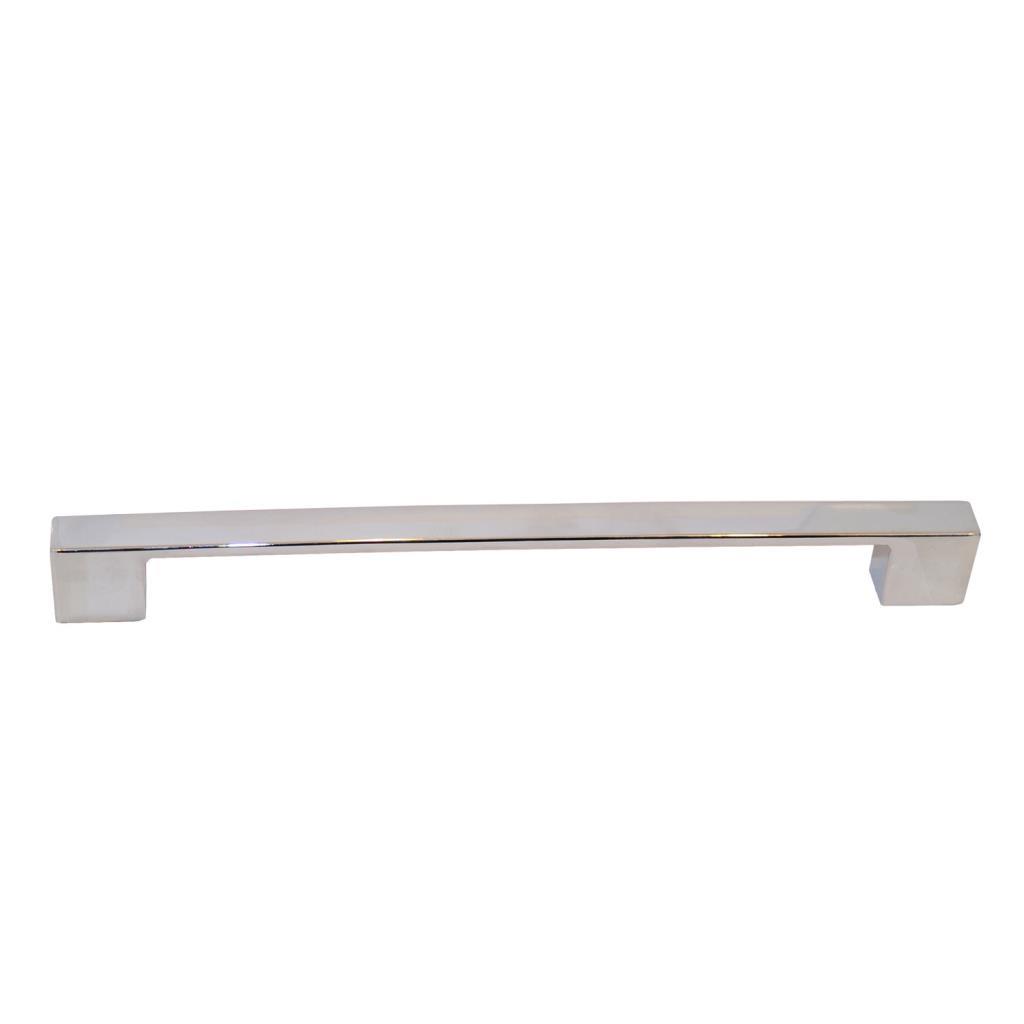 ERKUL Mobilya Kulp 901 Köşeli Dar 224 mm Krom
