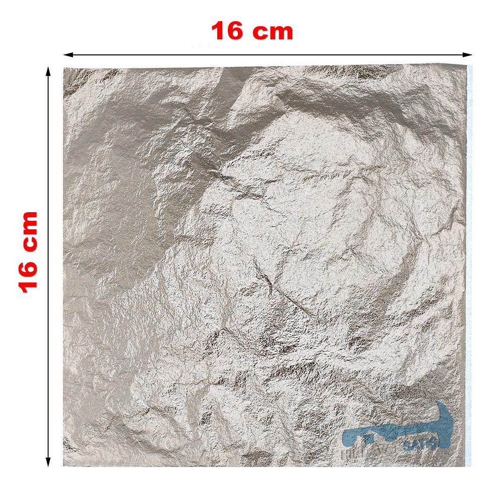 Proto Gümüş Varak Yaldız 16*16 , 100 adet,