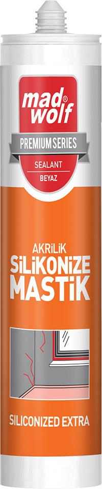 MAD WOLF Silikonize Mastik Beyaz 310 ml