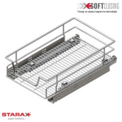 Starax 2337 70 cm Bağımsız Çift Açılım Tandem Raylı Çekmece