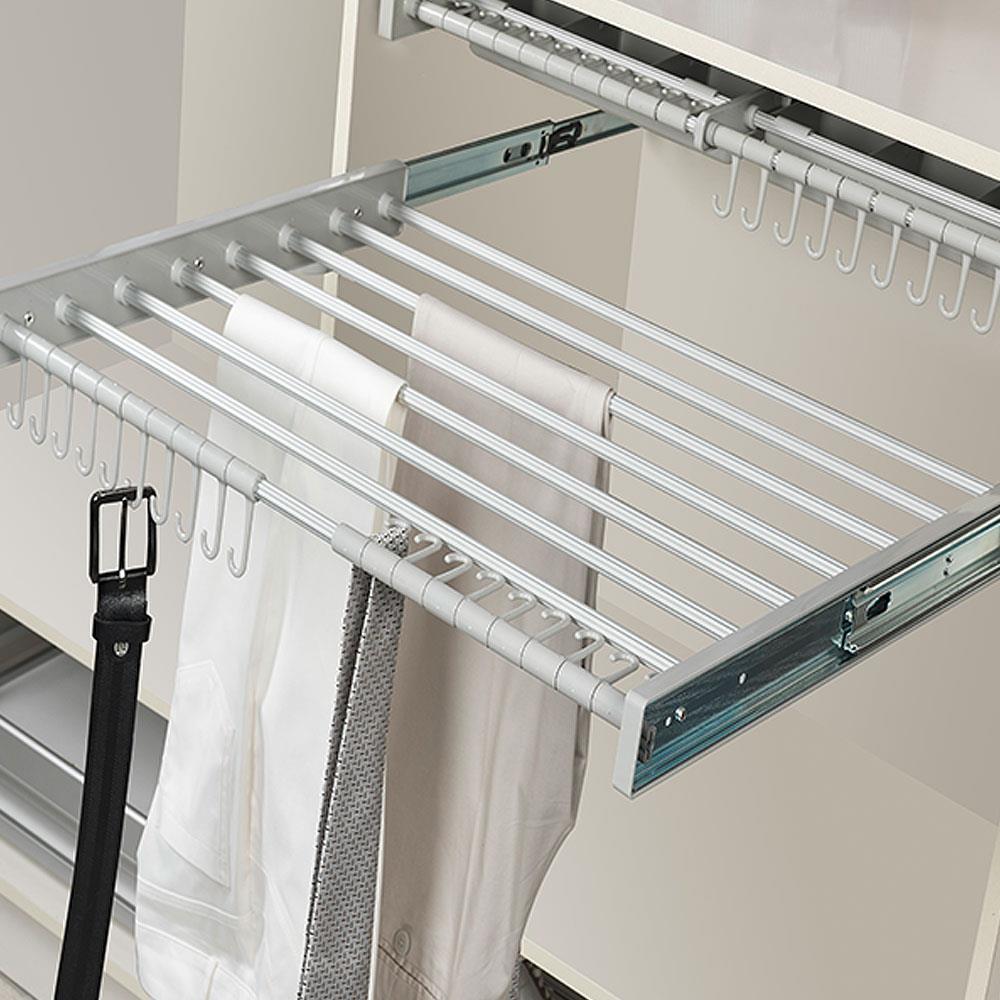 Starax 6304 Yan Bağlantılı Plastik Kapaklı Teleskopik Raylı Pantolonluk 55cm