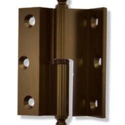 TUBA 12 cm Cumbalı Alüminyum Menteşe, Sol, Kahverengi