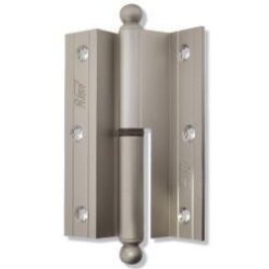 TUBA 12 cm Cumbalı Alüminyum Menteşe, Sol, Saten